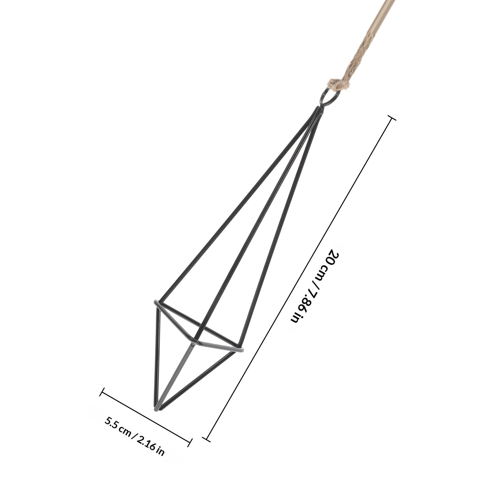 Geometrischer Eisen-Kunst-Häng – Spider Plant Hanging Bewertung und Preis