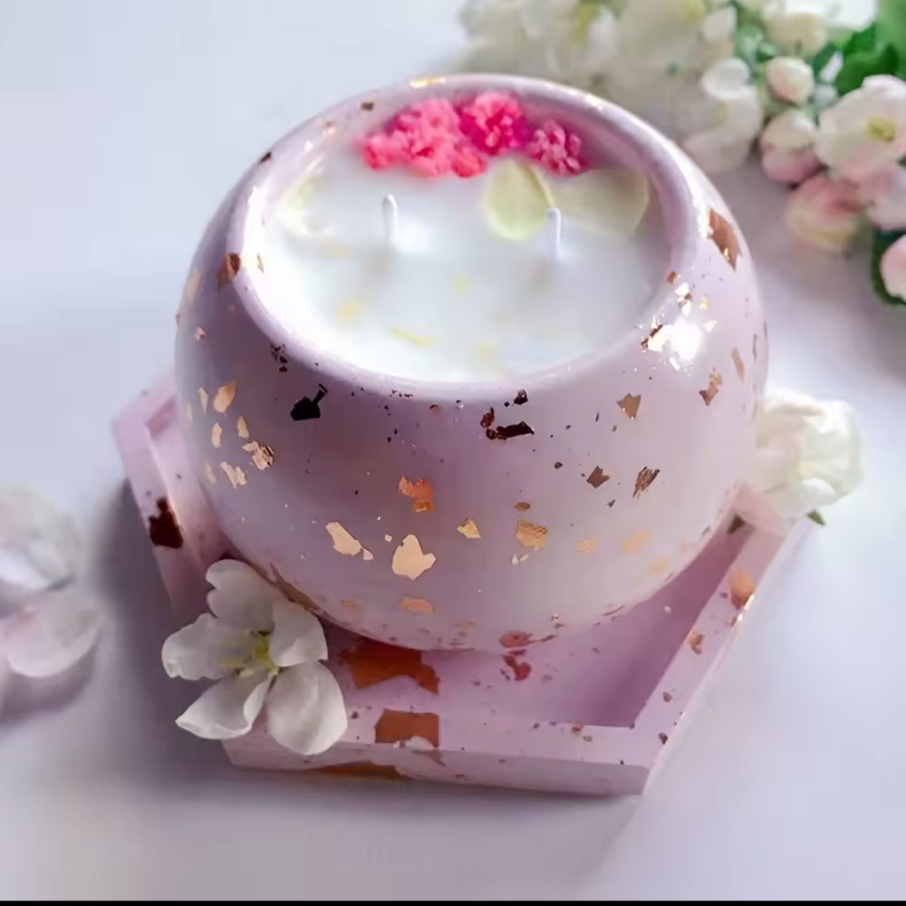 Silikonform für runde Kerzenha – Echeveria Succulent Bewertung und Preis