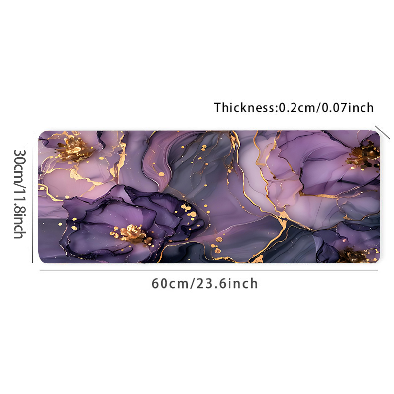 Lila Marmor-Mauspad HD-Schreib – Tradescantia Purple Bewertung und Preis