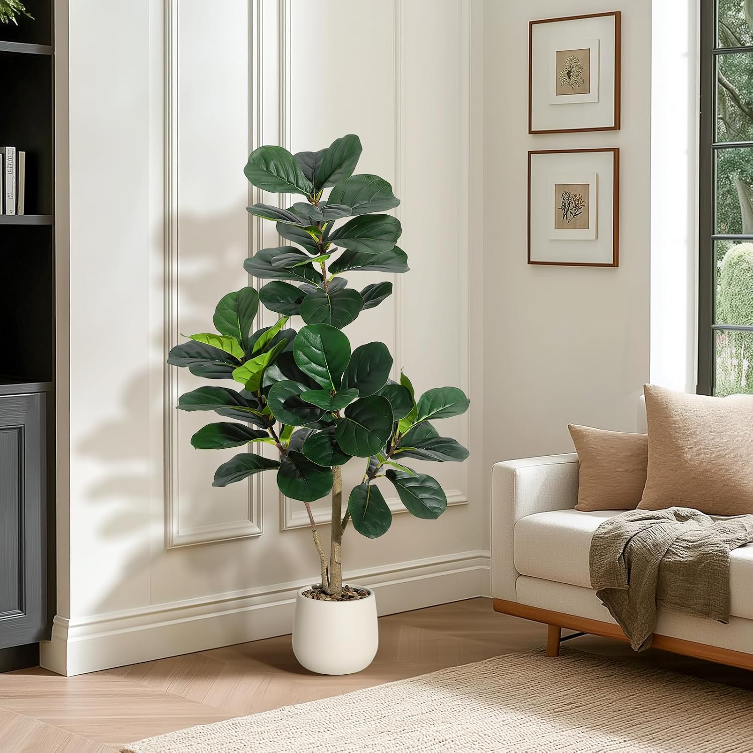 4 Fuß großer künstlicher Fiddl – Ficus Lyrata Tree Bewertung und Preis