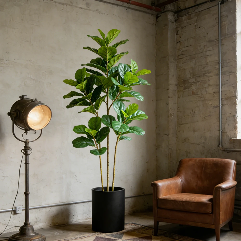 64/122 cm künstlicher Geigenfe – Ficus Lyrata Tree Bewertung und Preis